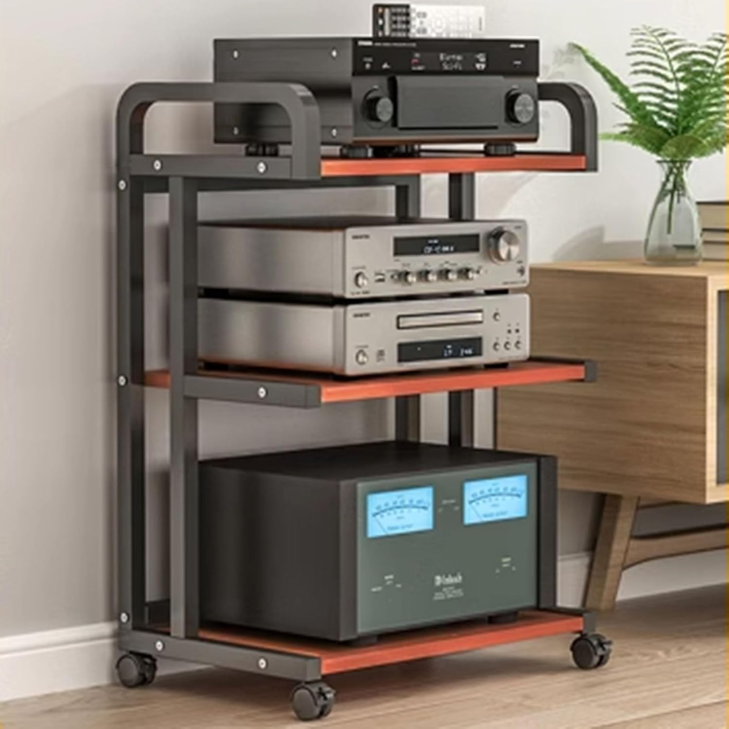 Multi-Tier Audio Rack