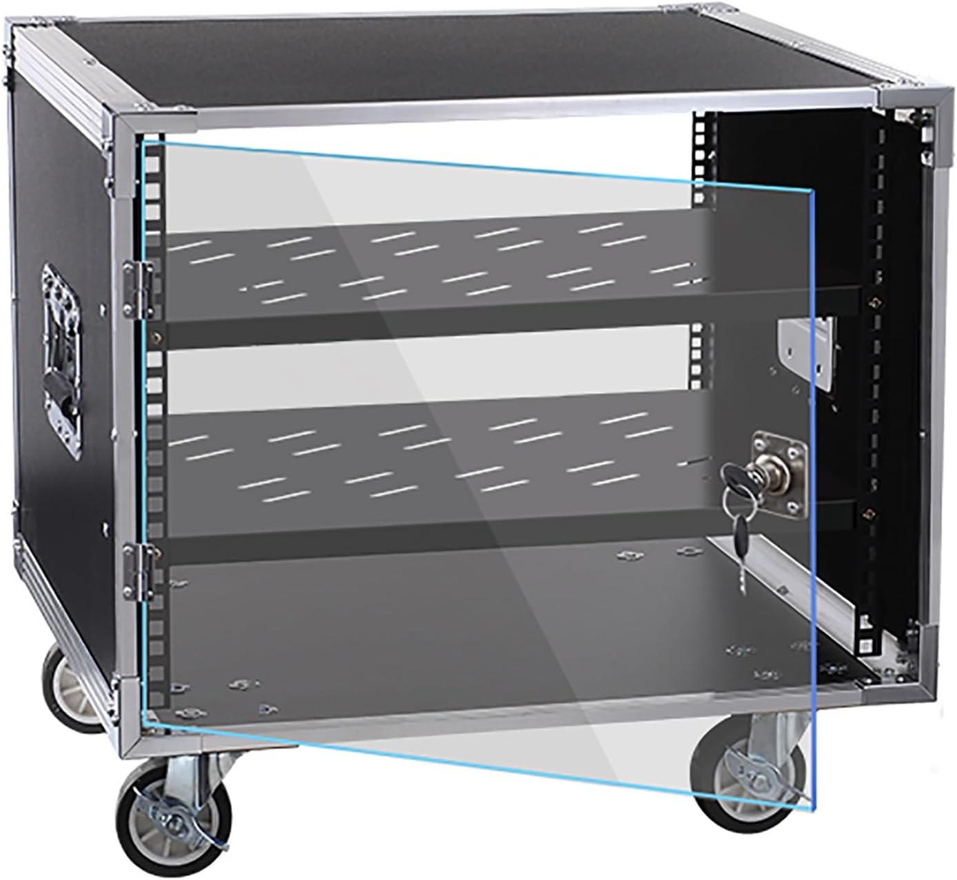 Small Media Console with Audio Stand