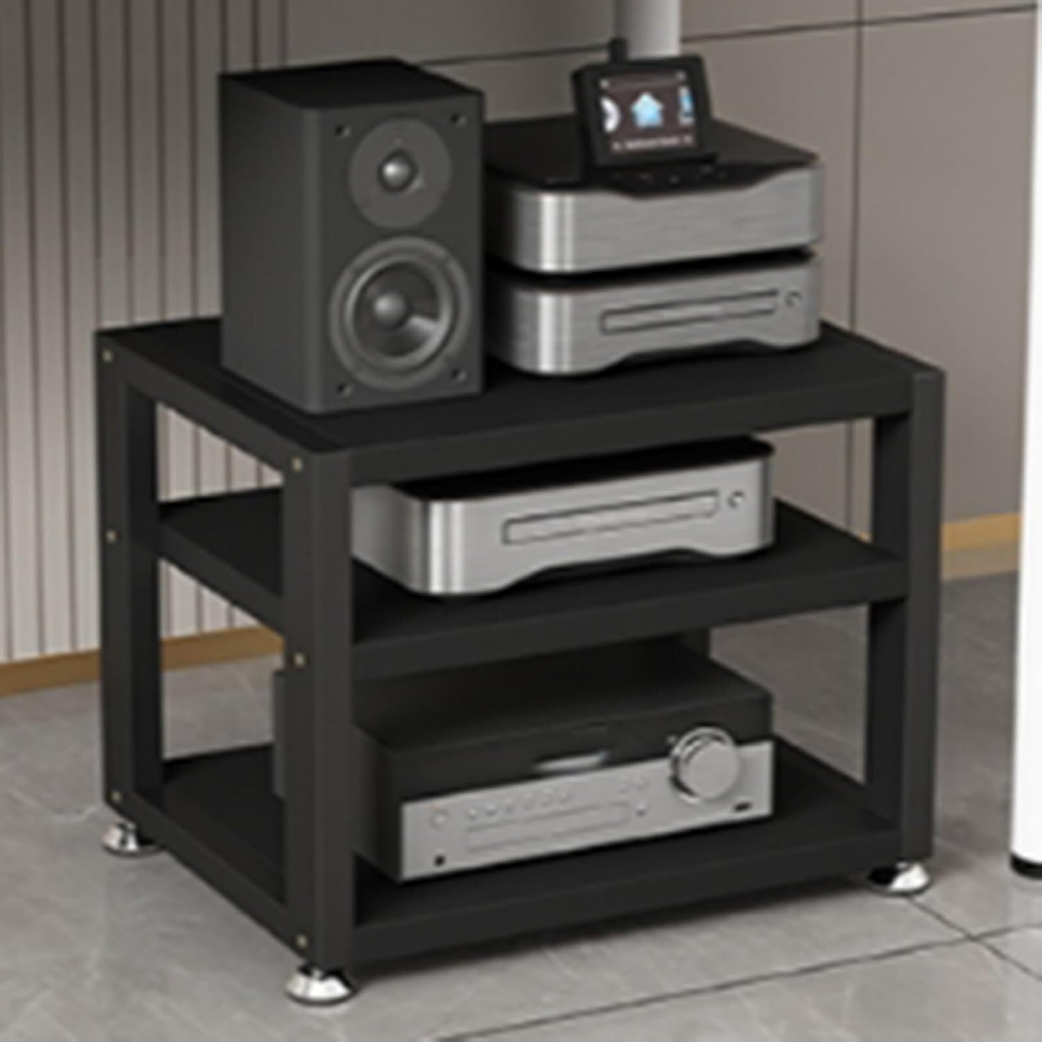 3-Tier Desktop AV Media Rack