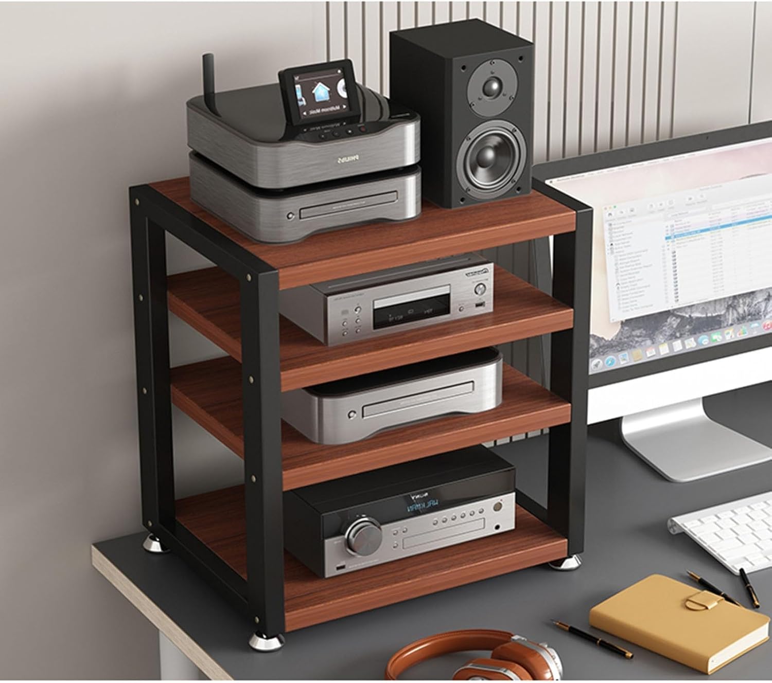 Movable Audio AV Media Stand CD Player