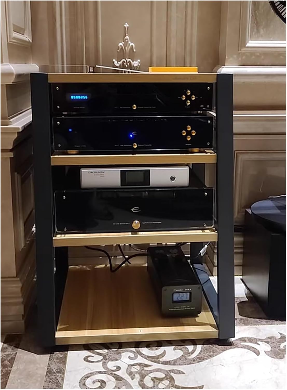 LZMZMQ Media Stand Tower Table 4 Tier