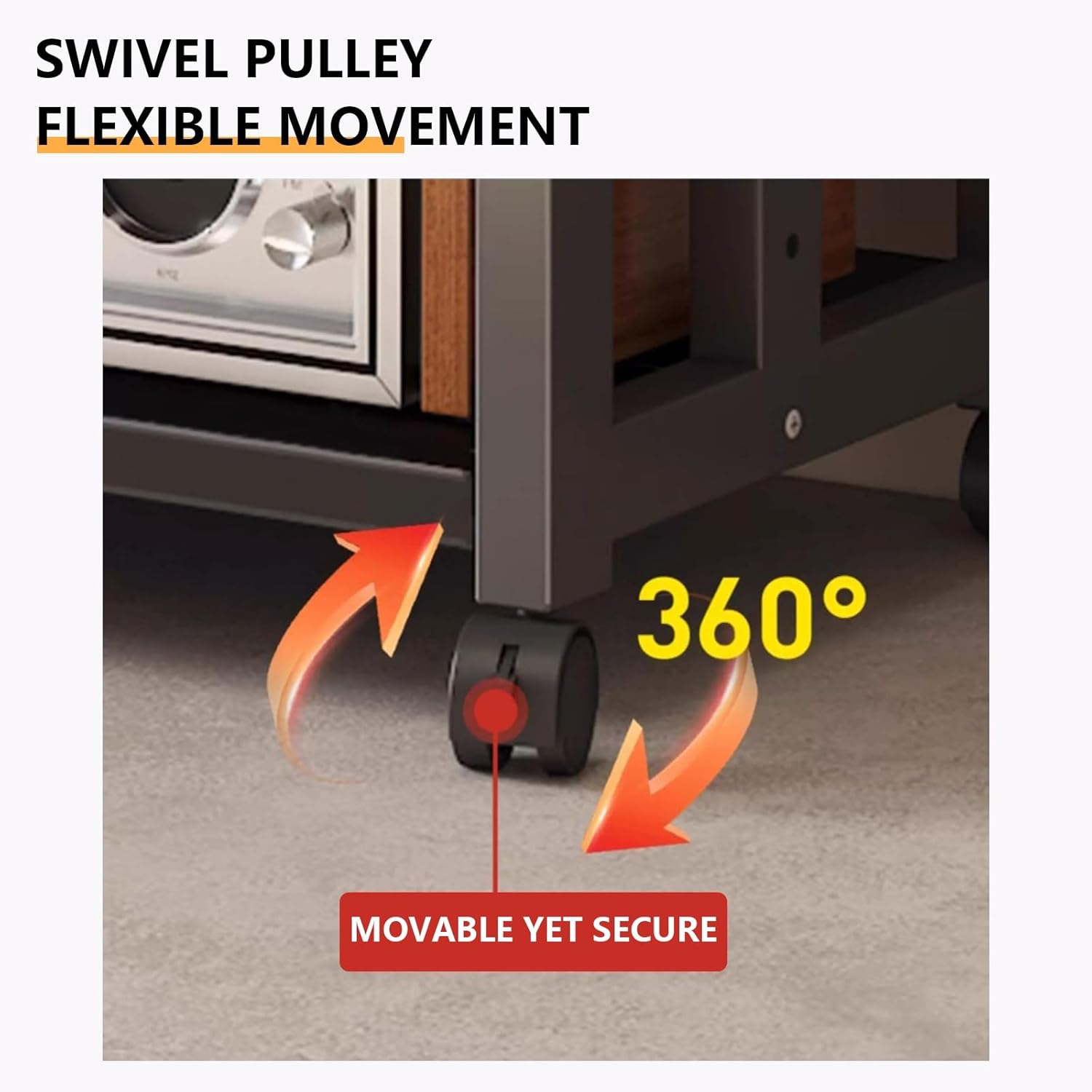 THNSAWX Movable AV Media Stand