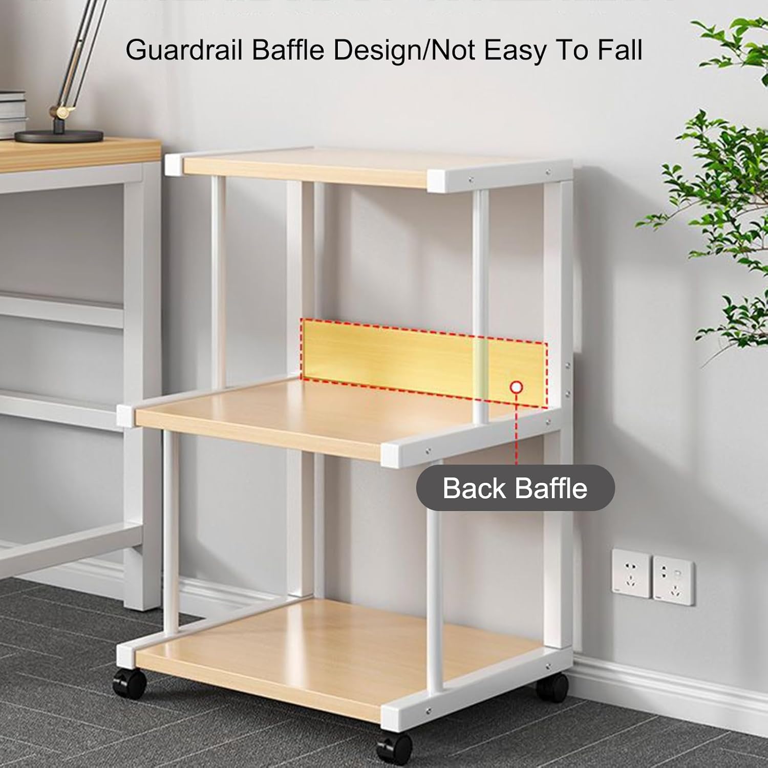 DLYZAYE 3-Tier AV Media Stand