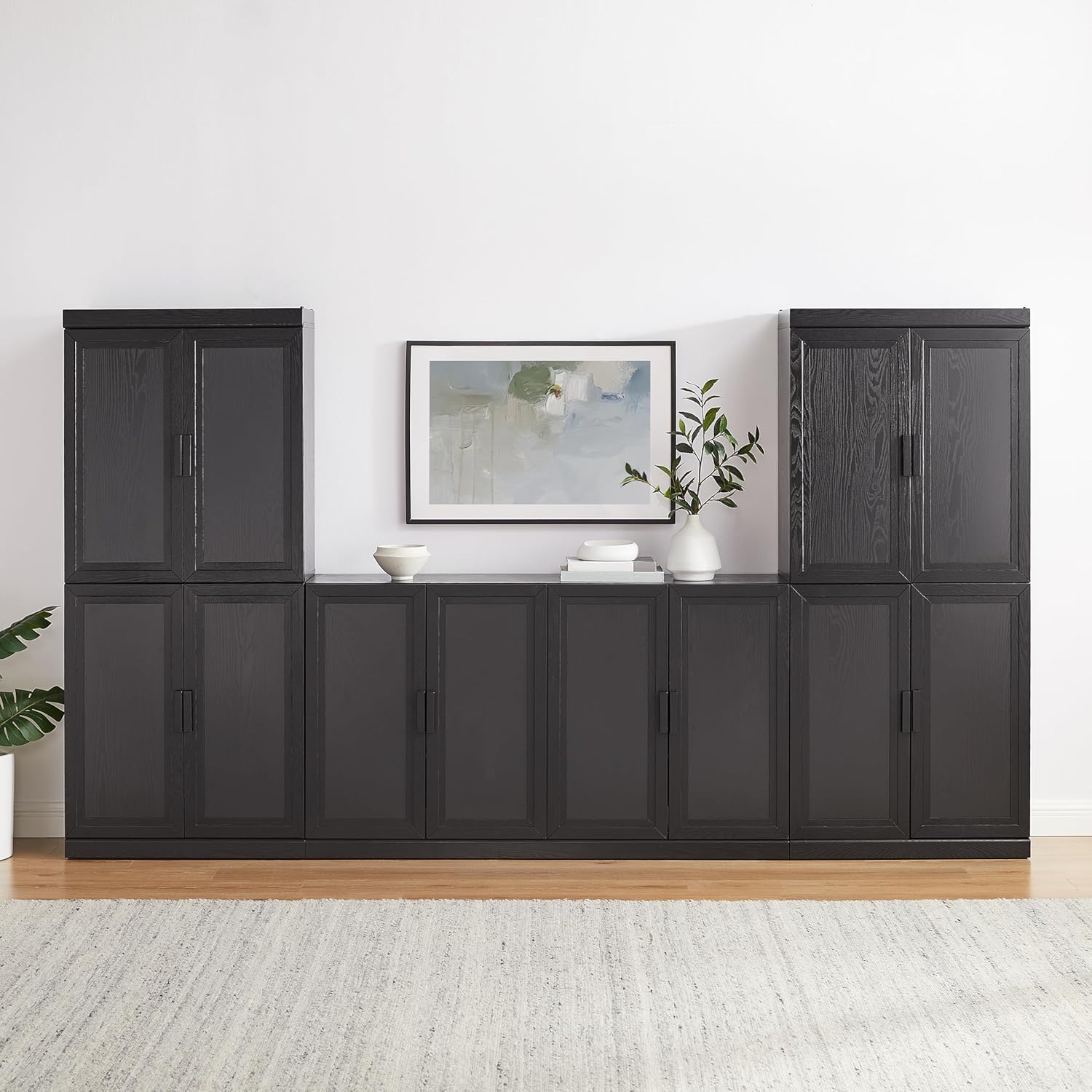 Crosley Furniture Essen 3-Piece Modern Entertainment Center TV Stand