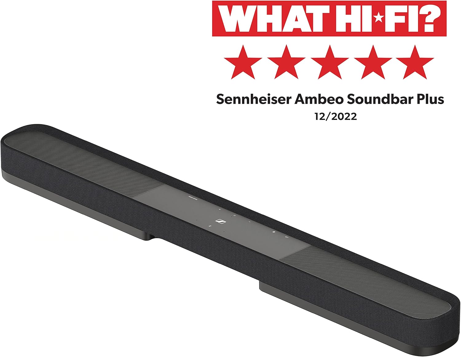 Sennheiser AMBEO Soundbar Plus for TV and Music with Immersive 3D Surround Sound