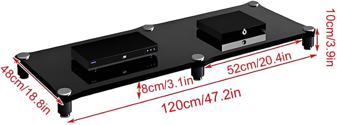 1.2.3.4Tier AV Media Stand CD Player Stand