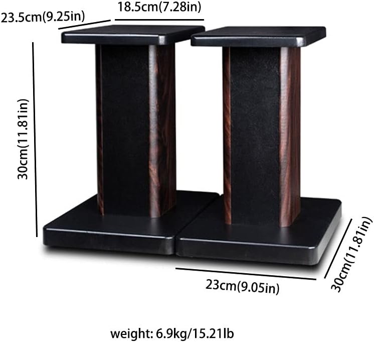 Entertainment Center Shelves Audio Rack Vertical Media Rack Audio Surround Rack Home Living Room Theater Stage Audio Rack Speaker Rack 2 Packs Suitable for DVD Players