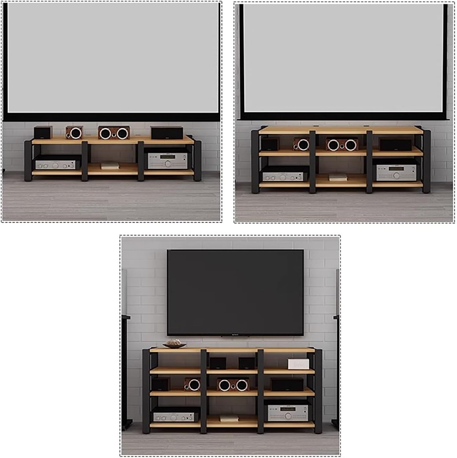 Steel AV Media Stand
