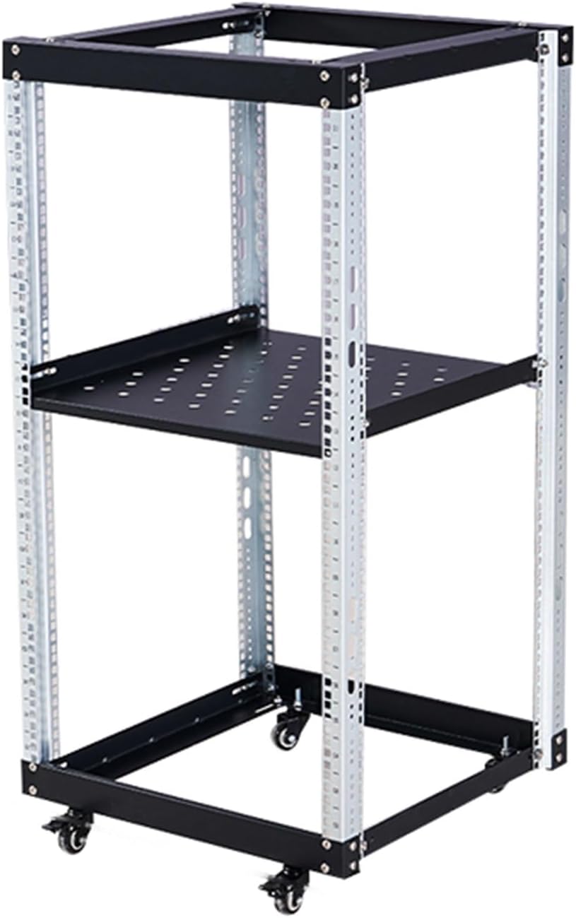 DLYZAYE Modern AV Media Stand on Wheels