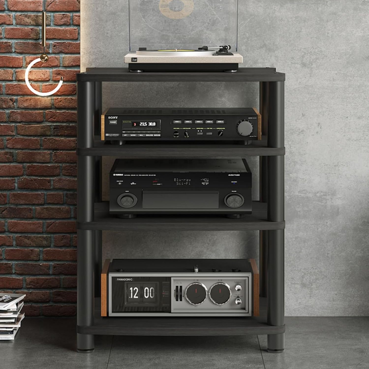 Sturdy AV Media Cabinet Stand Component Cabinet