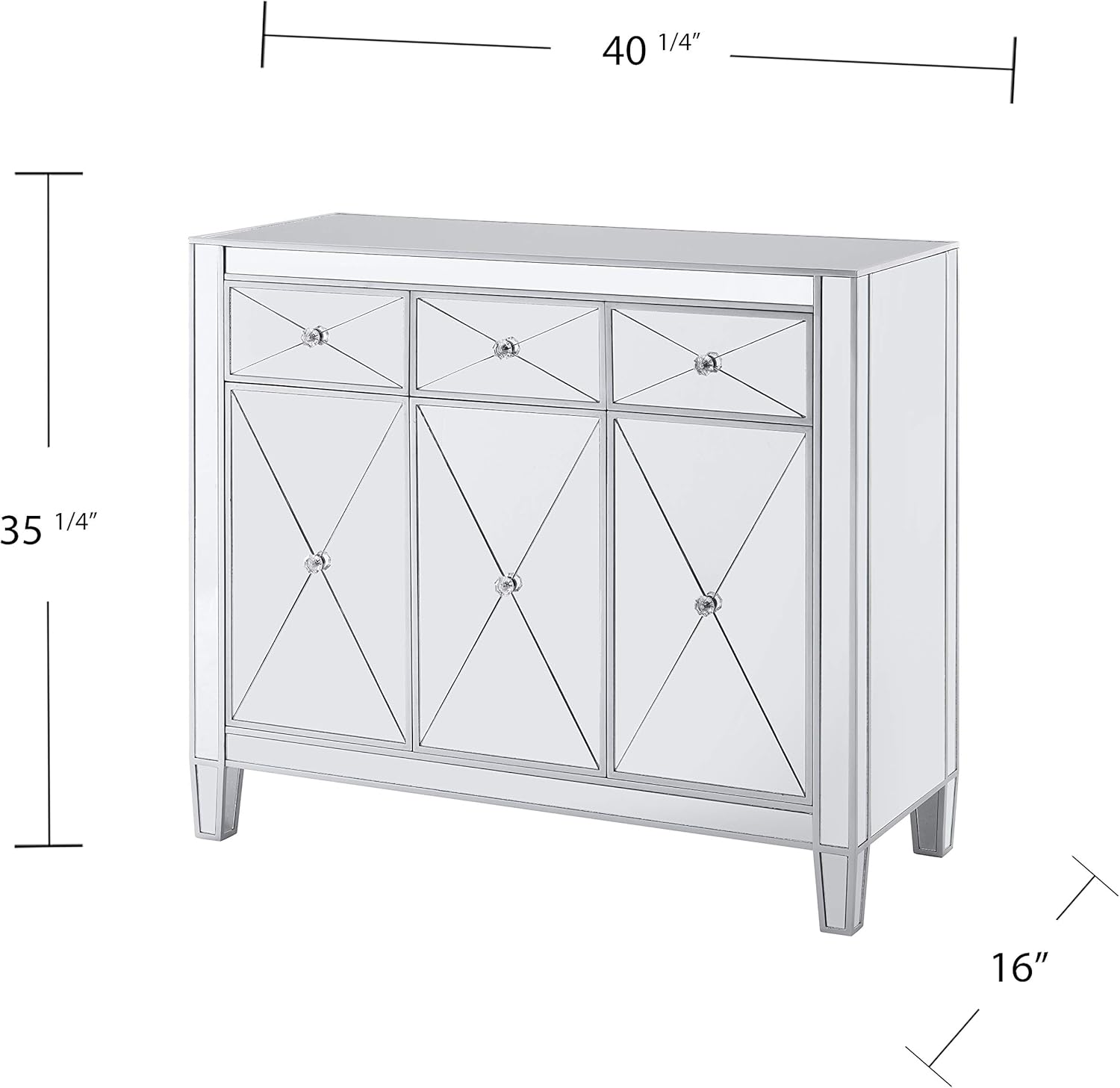 SEI FURNITURE Mirage Cabinet