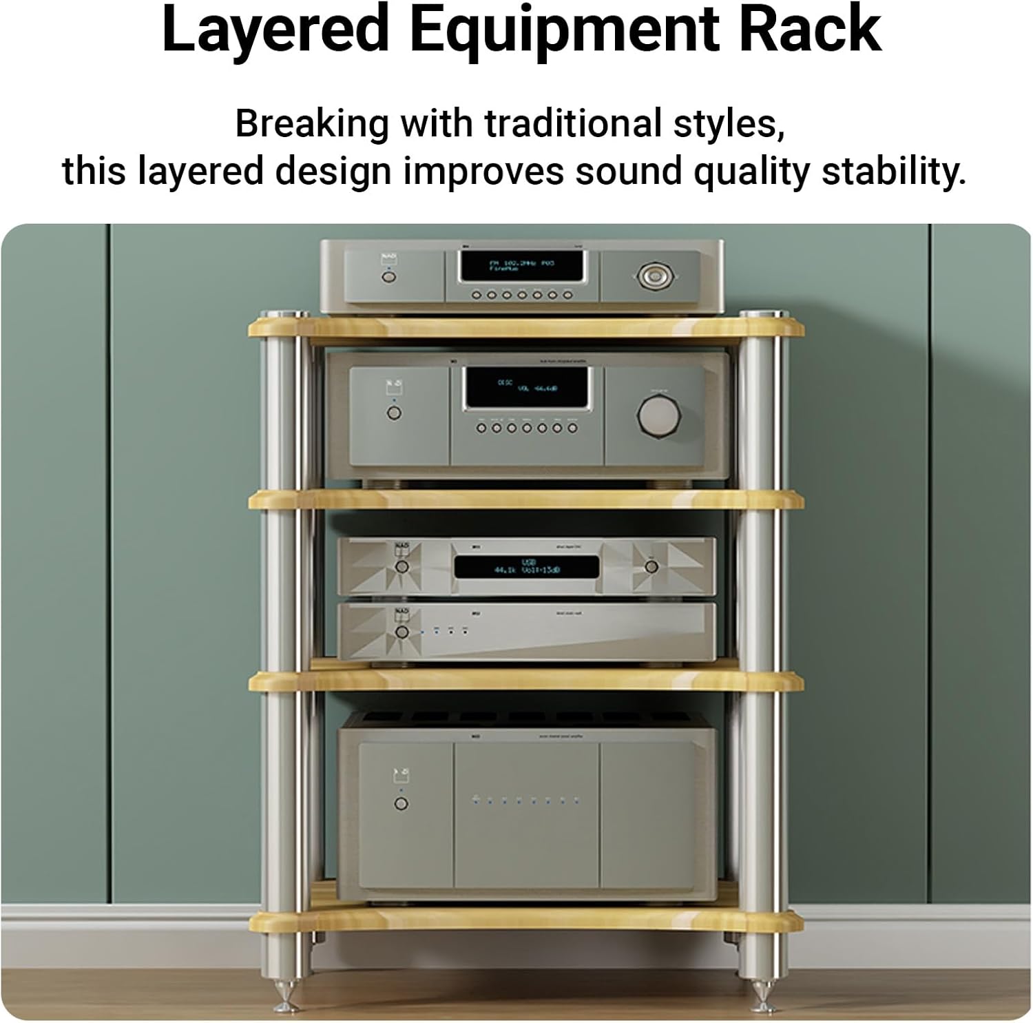SEIFE 4-Tier AV Media Stand