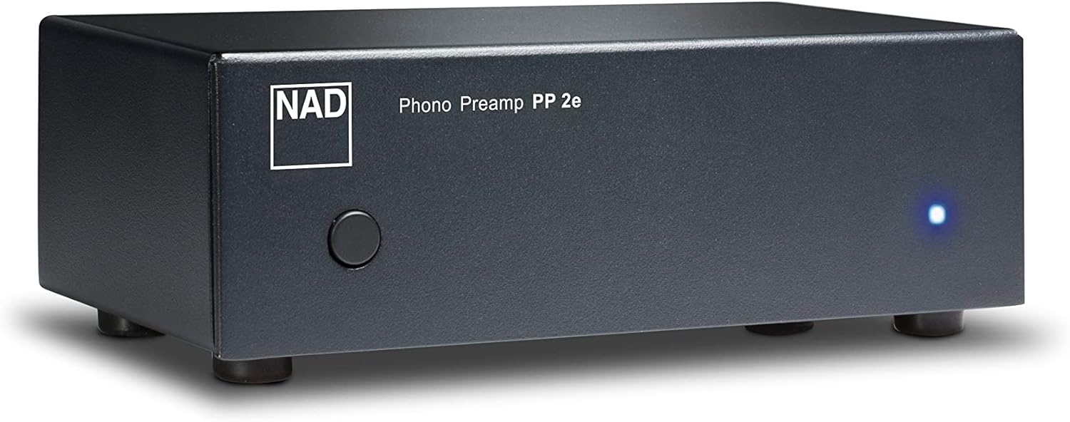 NAD PP 2e Phono Preamplifier MM & MC Turntable Support