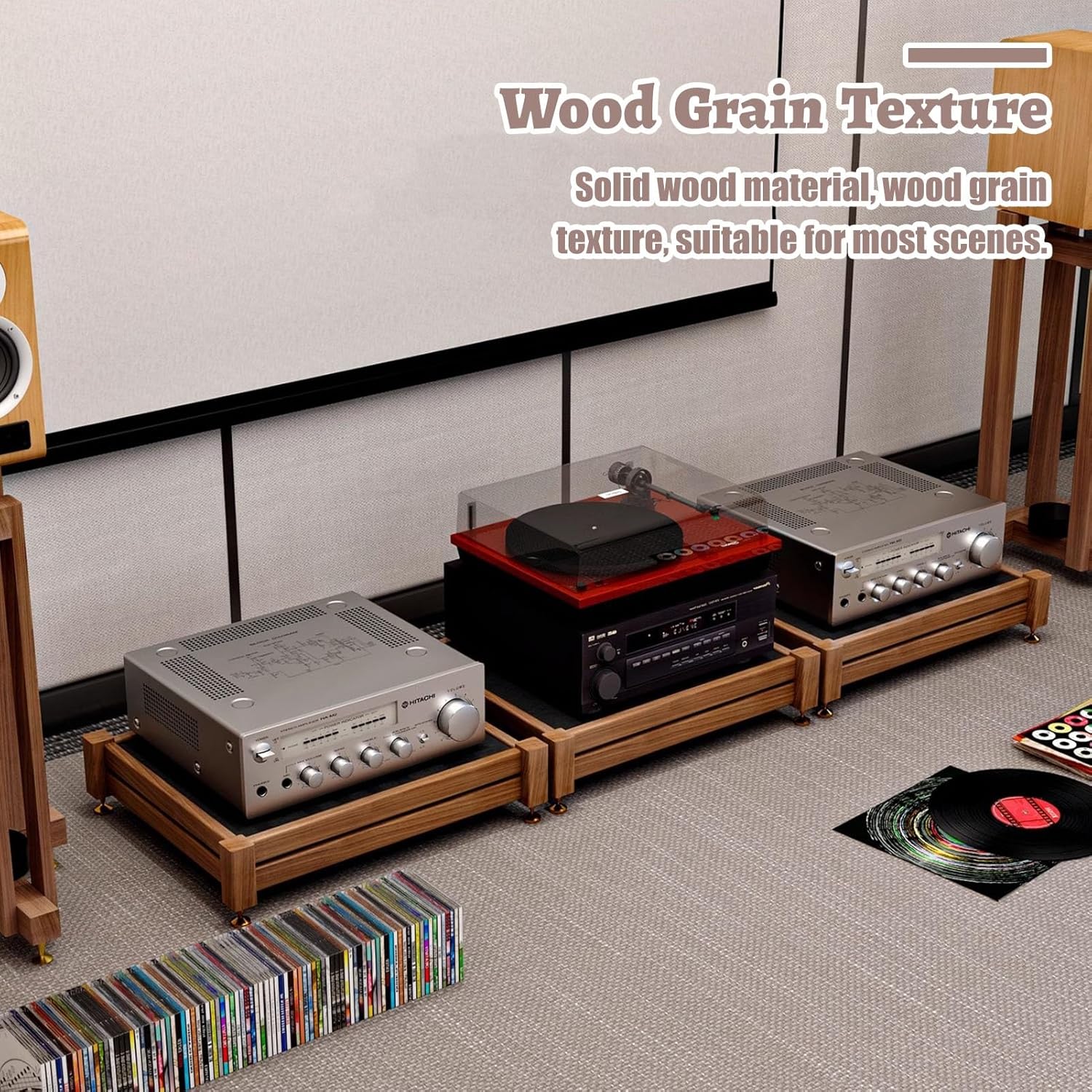 Elitix HiFi Racks and Stands Audio Rack Cabinet Av Shelf