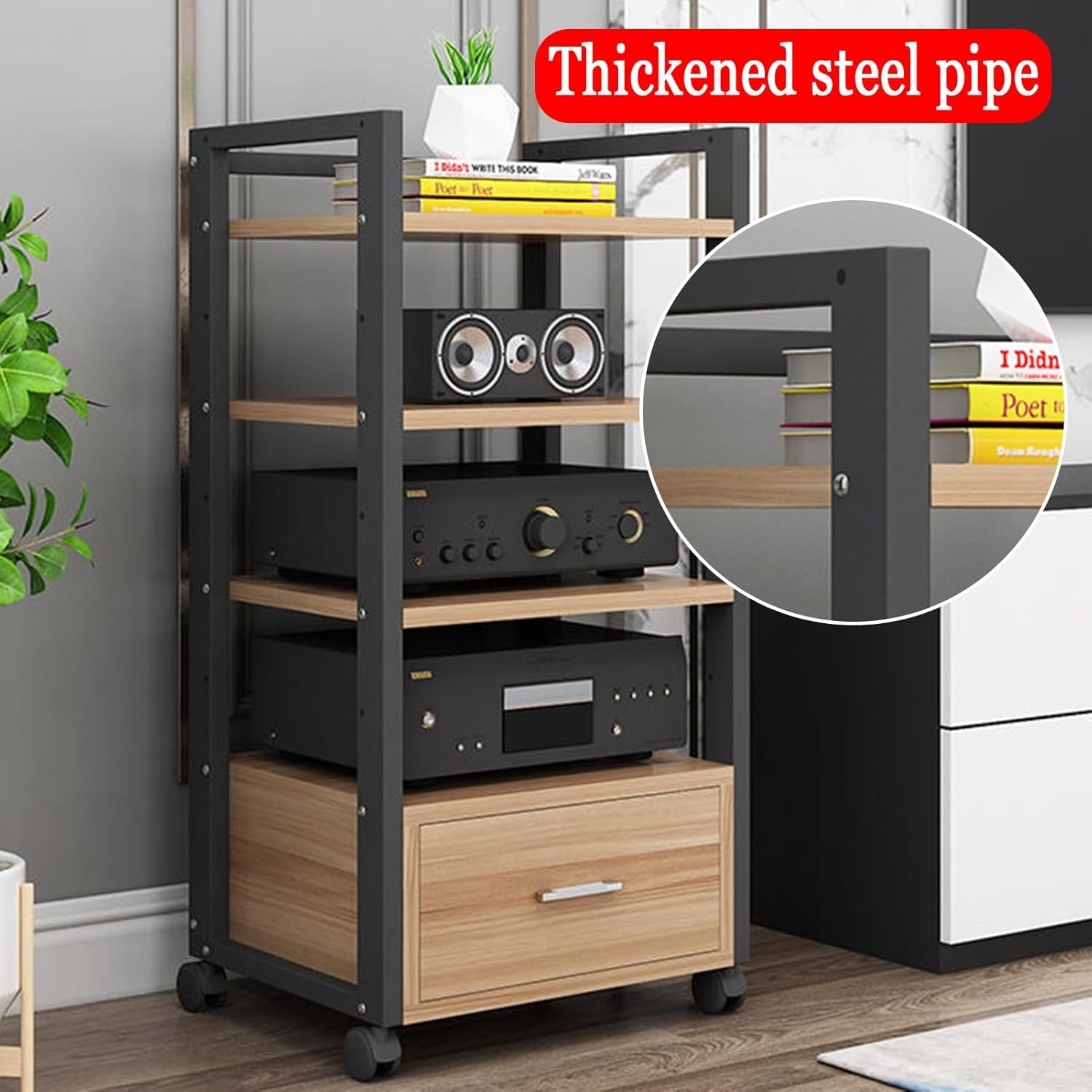 LYXWGRZD 3/4/5 Tier Media Stand