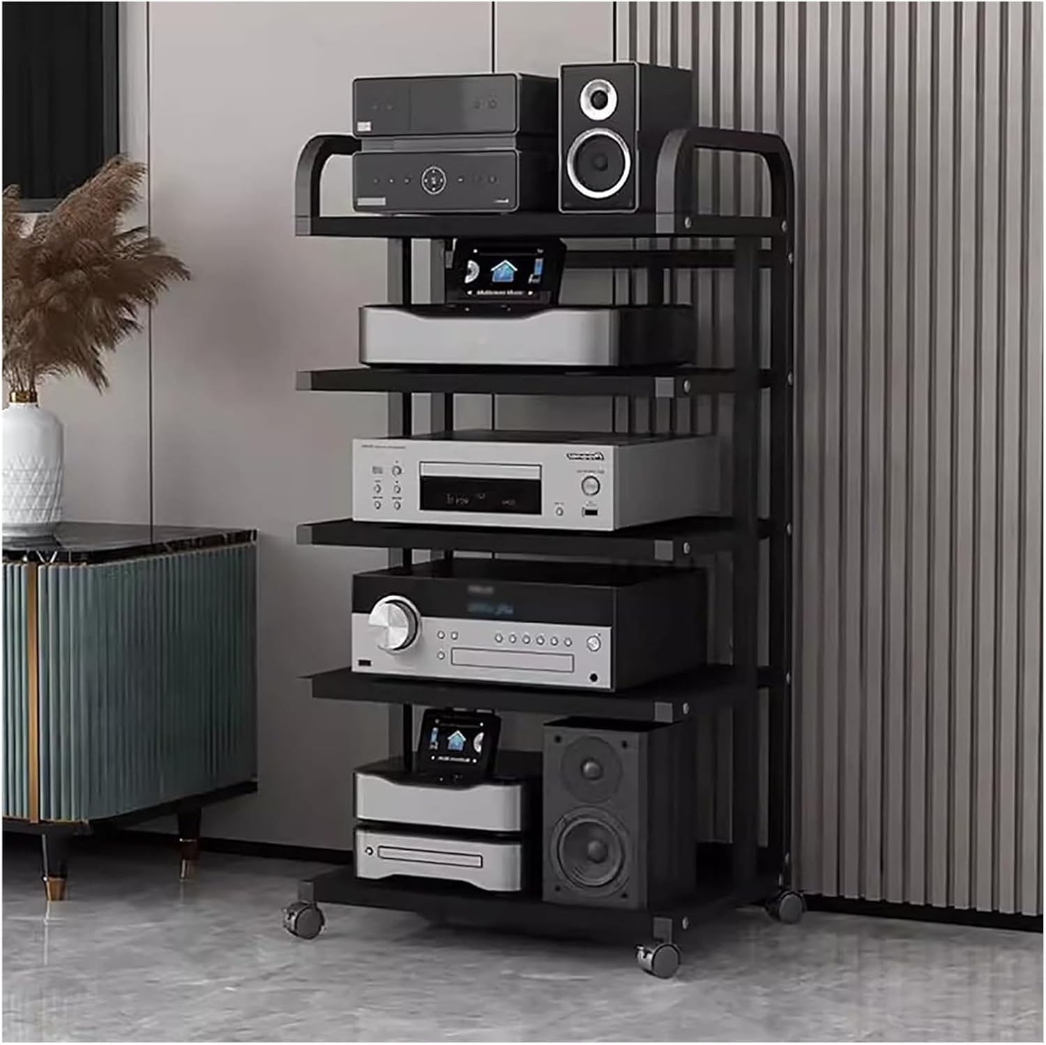 LZMZMQ Home Entertainment Stand Stereo System