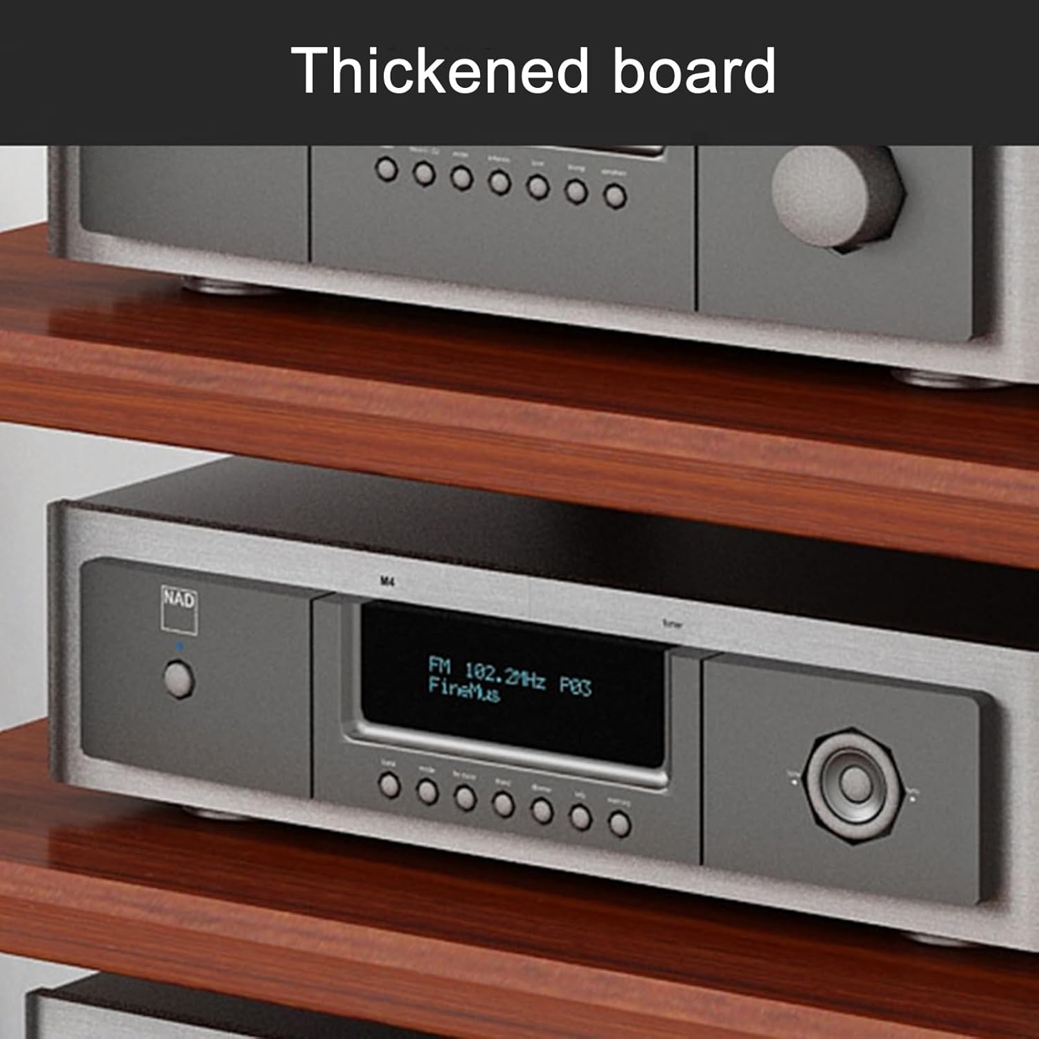 YQMHEZ 2/3/4 Tier Stereo Rack System Cabinet