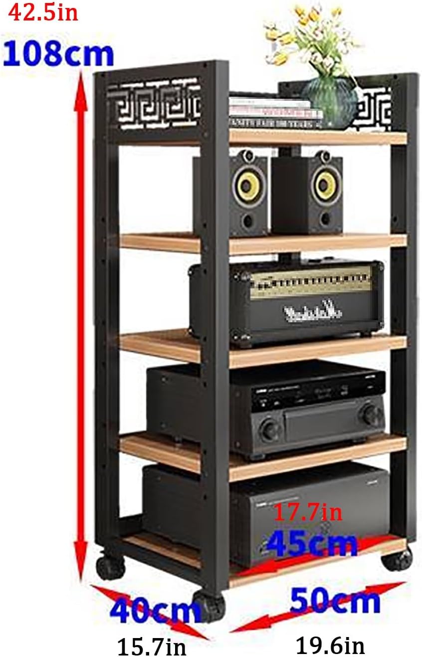 JIAOCKJIAO 5-Tier AV Media Stand
