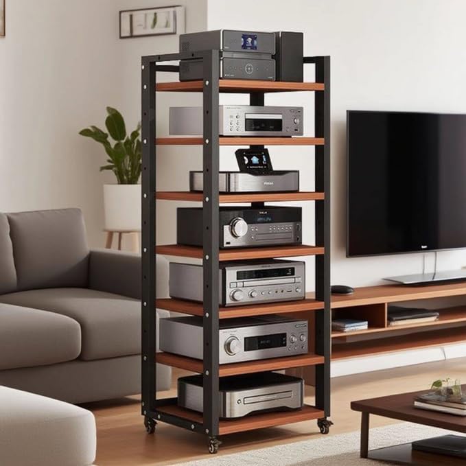 Dernoing 7 Tier Audio Rack Tower