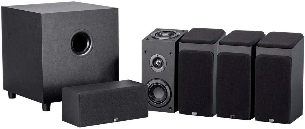 Monoprice Premium 5.1.4-Ch. Immersive Home Theater System - with 8 Inch 200 Watt Subwoofer