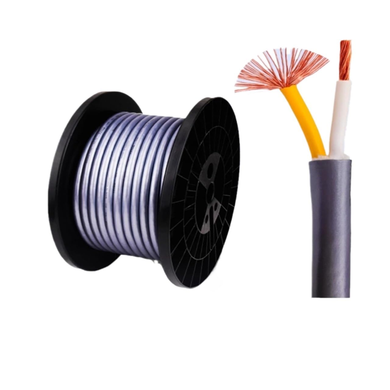 FENG GUO 6N OCC Audio Cable Pure Copper HiFi Speakers Bulk Cable for Power Amplifiers Subwoofer Acoustics DIY Home Theater(6m)