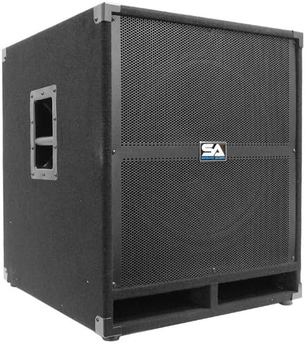 Seismic Audio Tremor_18-PW - Powered PA 18-Inch Subwoofer Speaker Cabinet