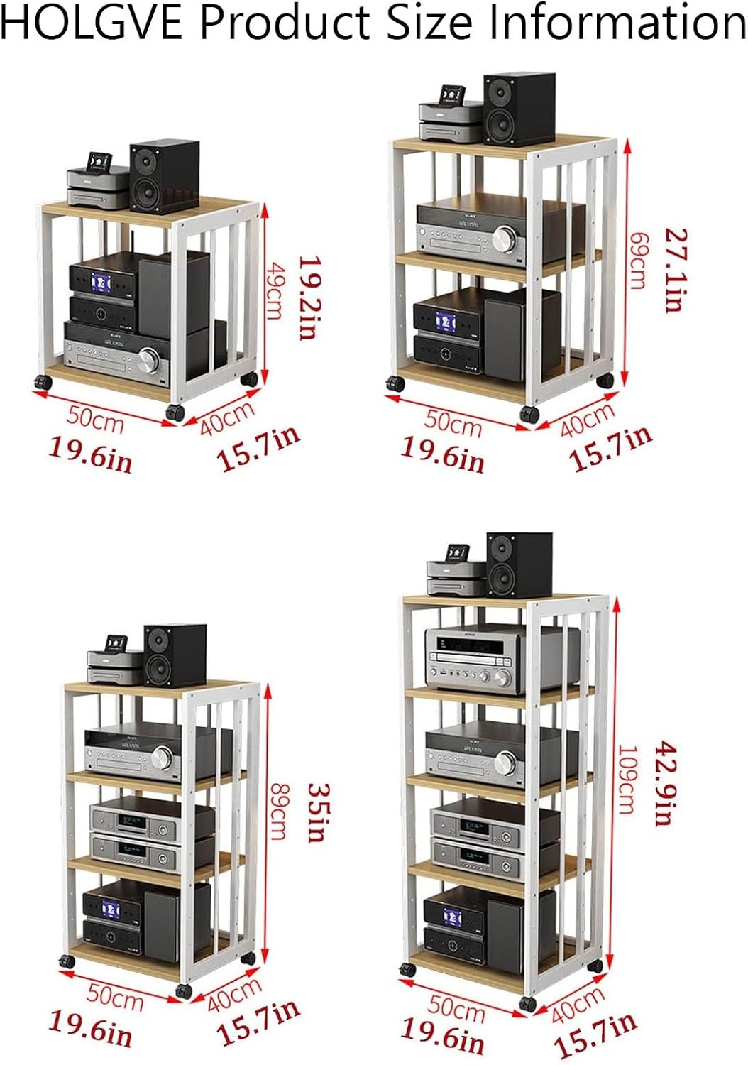 HOLGVE AV Audio Rack