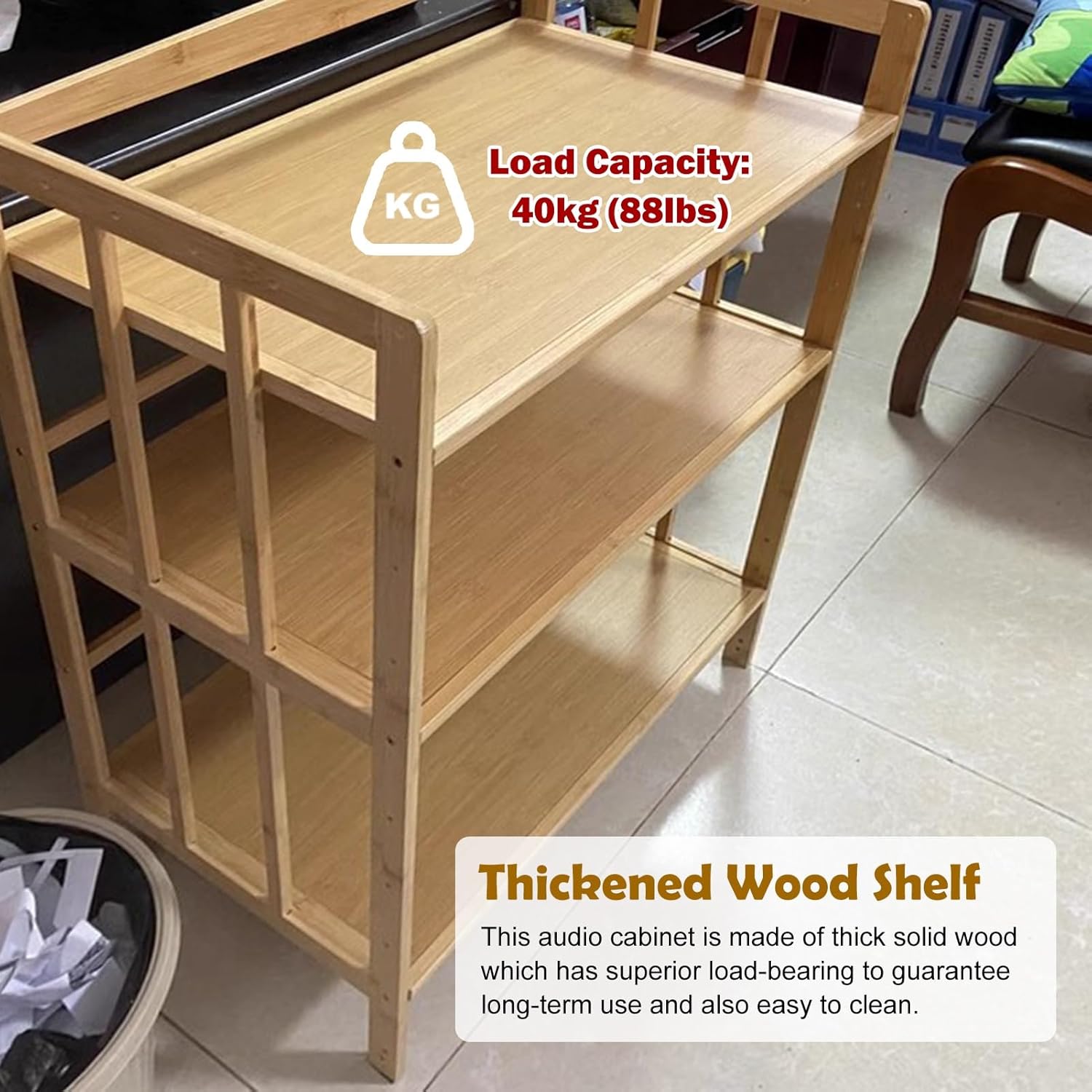 Blazea Audio Video Shelving Stand Space Saving