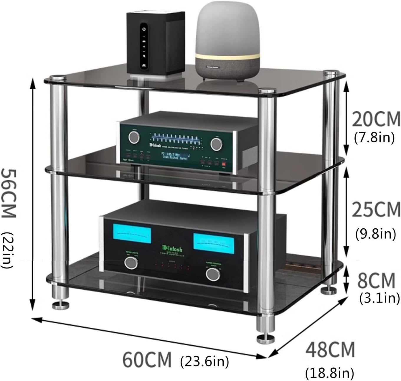 Audio equipment rack