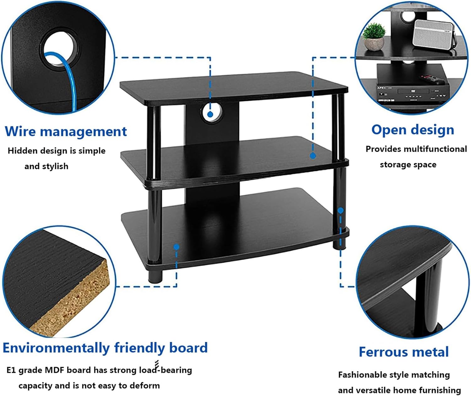 ZGNMK Modern HiFi Audio Rack