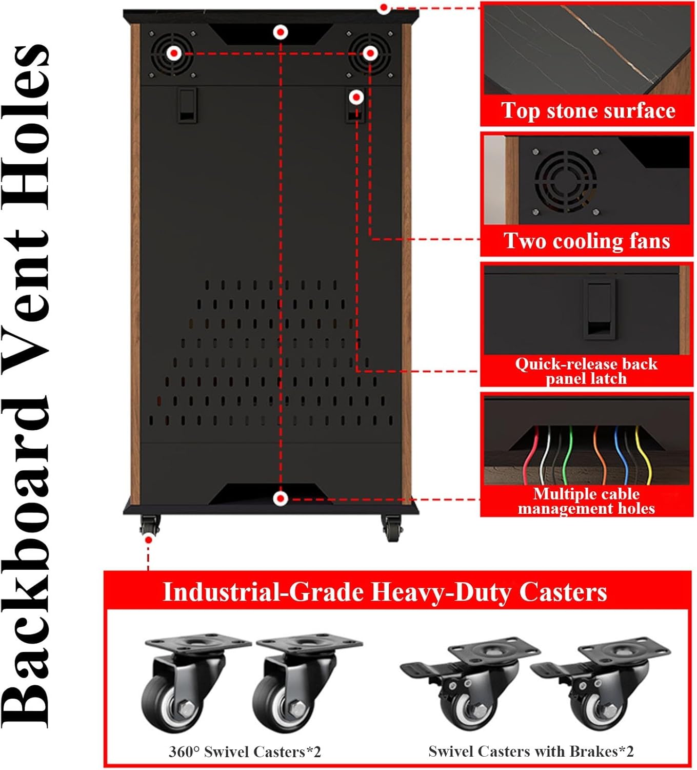 LIHDNGXM AV Audio Rack
