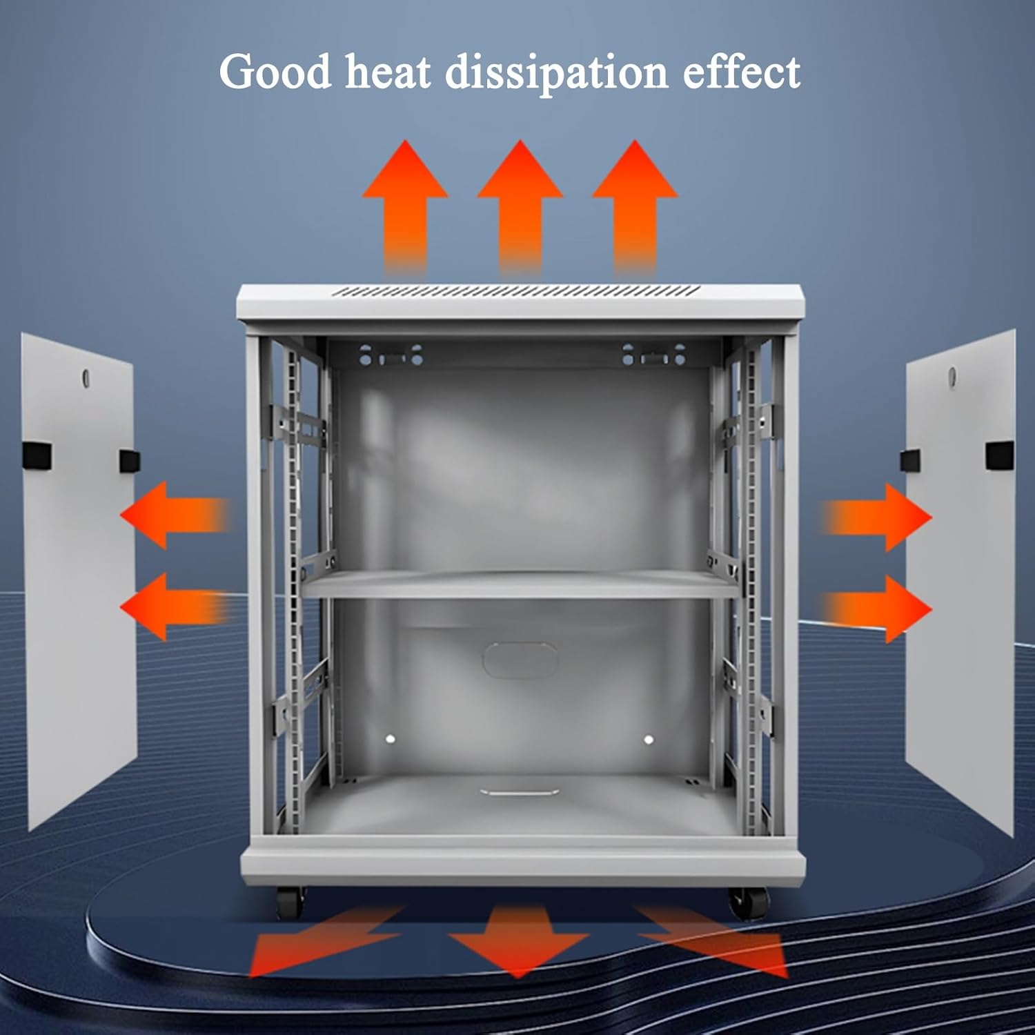 GUAWJRZDP Steel Stereo Cabinet