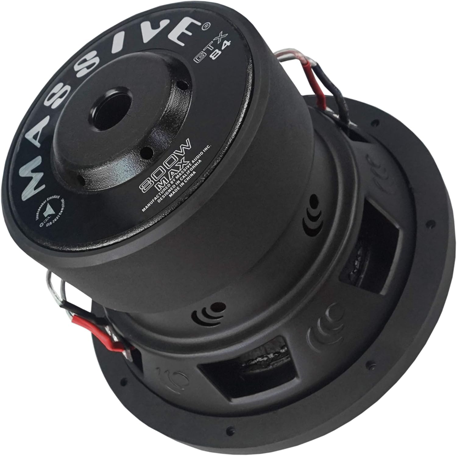 Massive Audio BG8 GTX84 Pre-Loaded Subwoofer 8 Inch