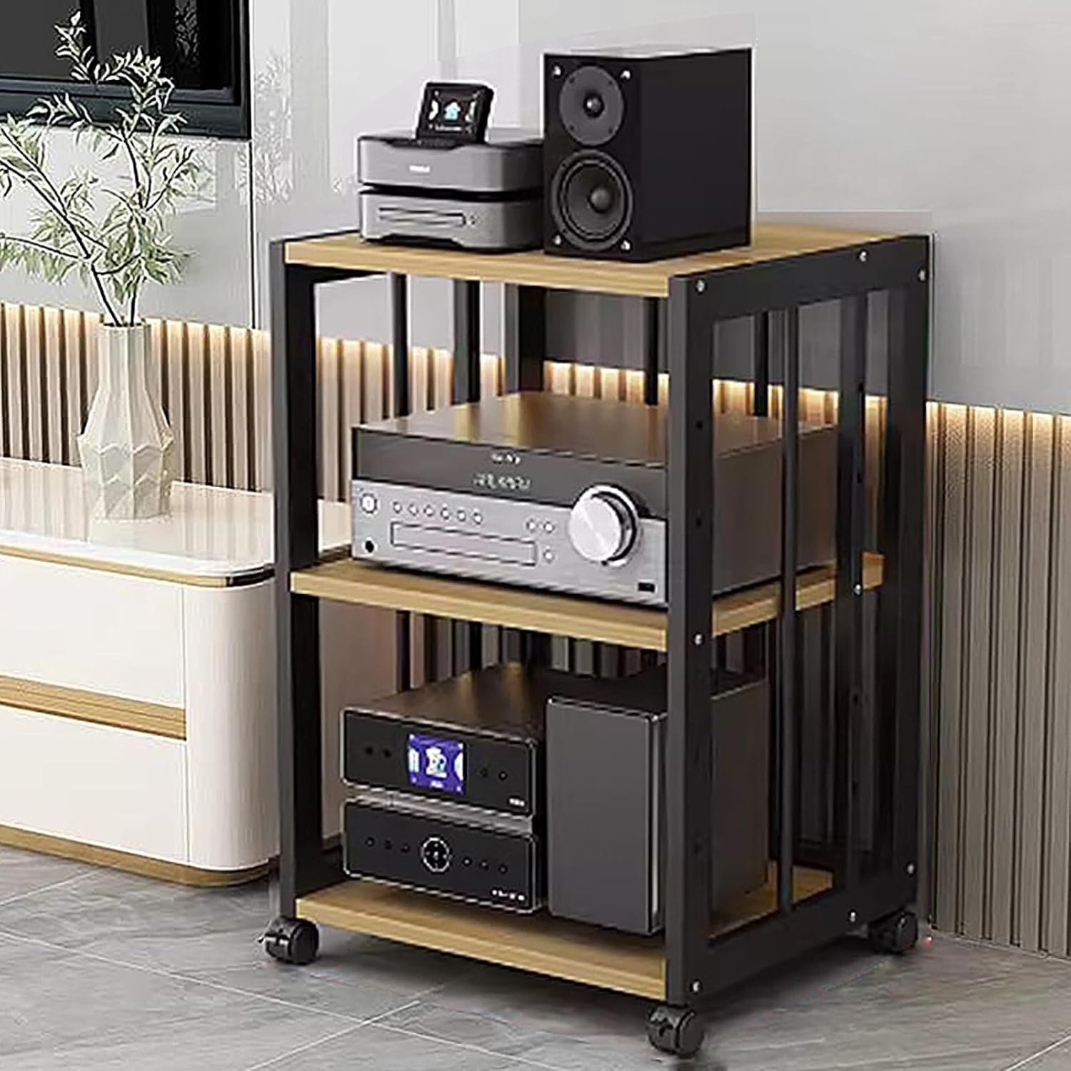 LTFCFZQ 3/4/5 Tier Audio Rack Tower