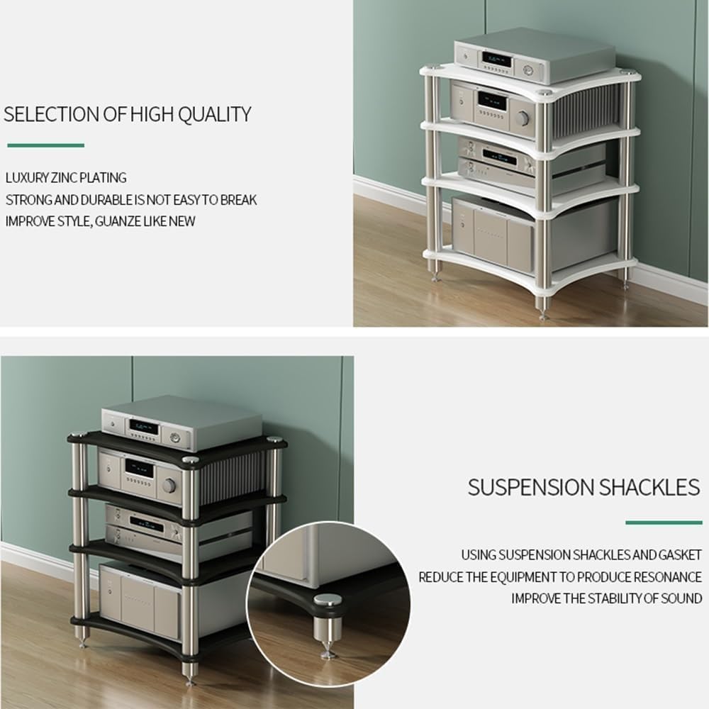 ZYXQQJ 1 2 3 4 Tier HiFi Rack
