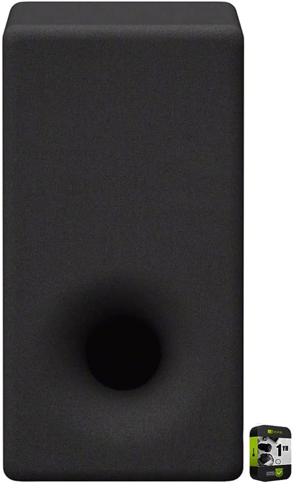 Sony SA-SW3 6.3 inch 200W Wireless Subwoofer for HT-A9/A7000 Soundbars (Renewed) Bundle with 1 YR CPS Enhanced Protection Pack