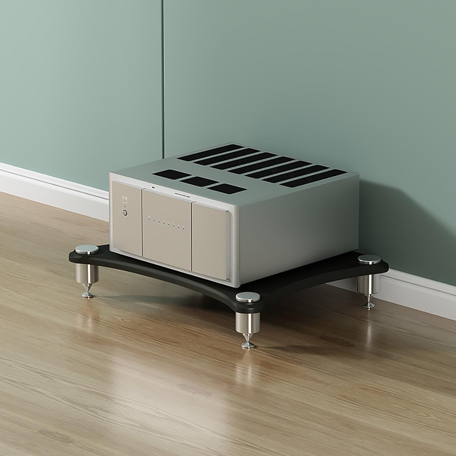 AV Media Stand Corner Shelf