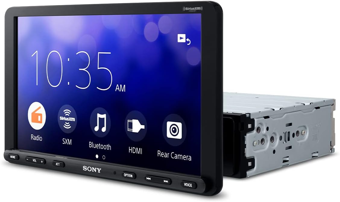 Sony XAV-AX8100 9-inch Floating Multi Media Receiver with Apple Carplay/Android Auto and HDMI Video Input