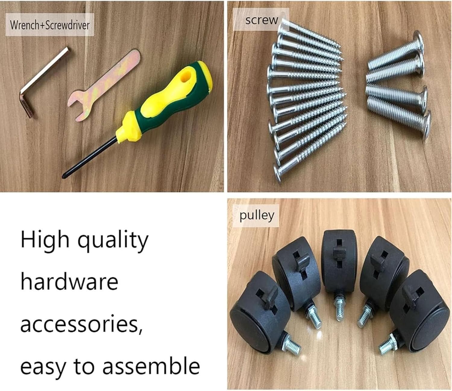 DONGYUE Movable 4-Tier AV Media Stand Audio Rack CD Player Stand with Height Adjustable