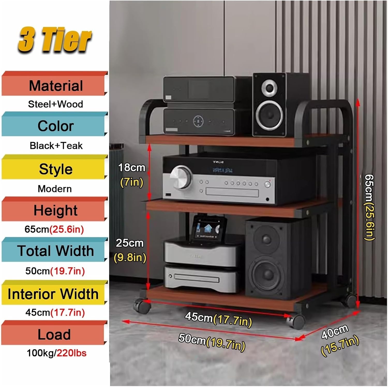 ERoomQ Stand Up Stereo System for Home
