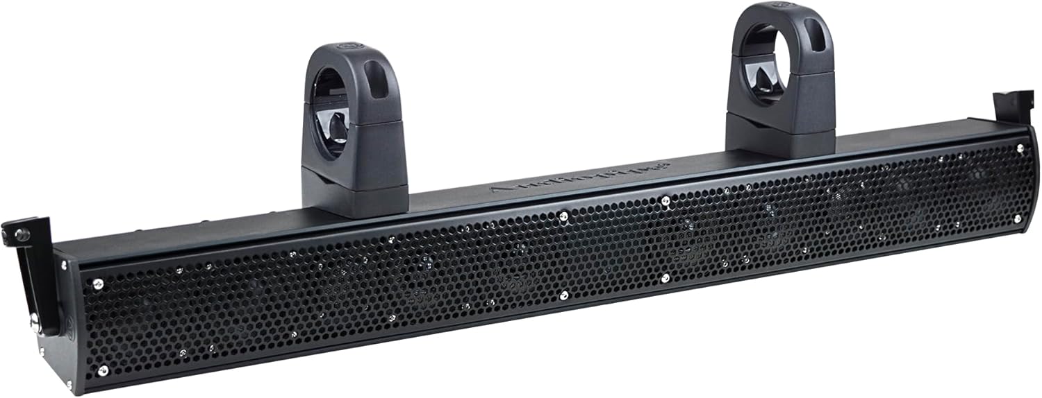 Audiopipe ASB-8001PV Passive Weatherproof 10 Speaker Power Sports UTV Sound Bar 34 Inches Wide