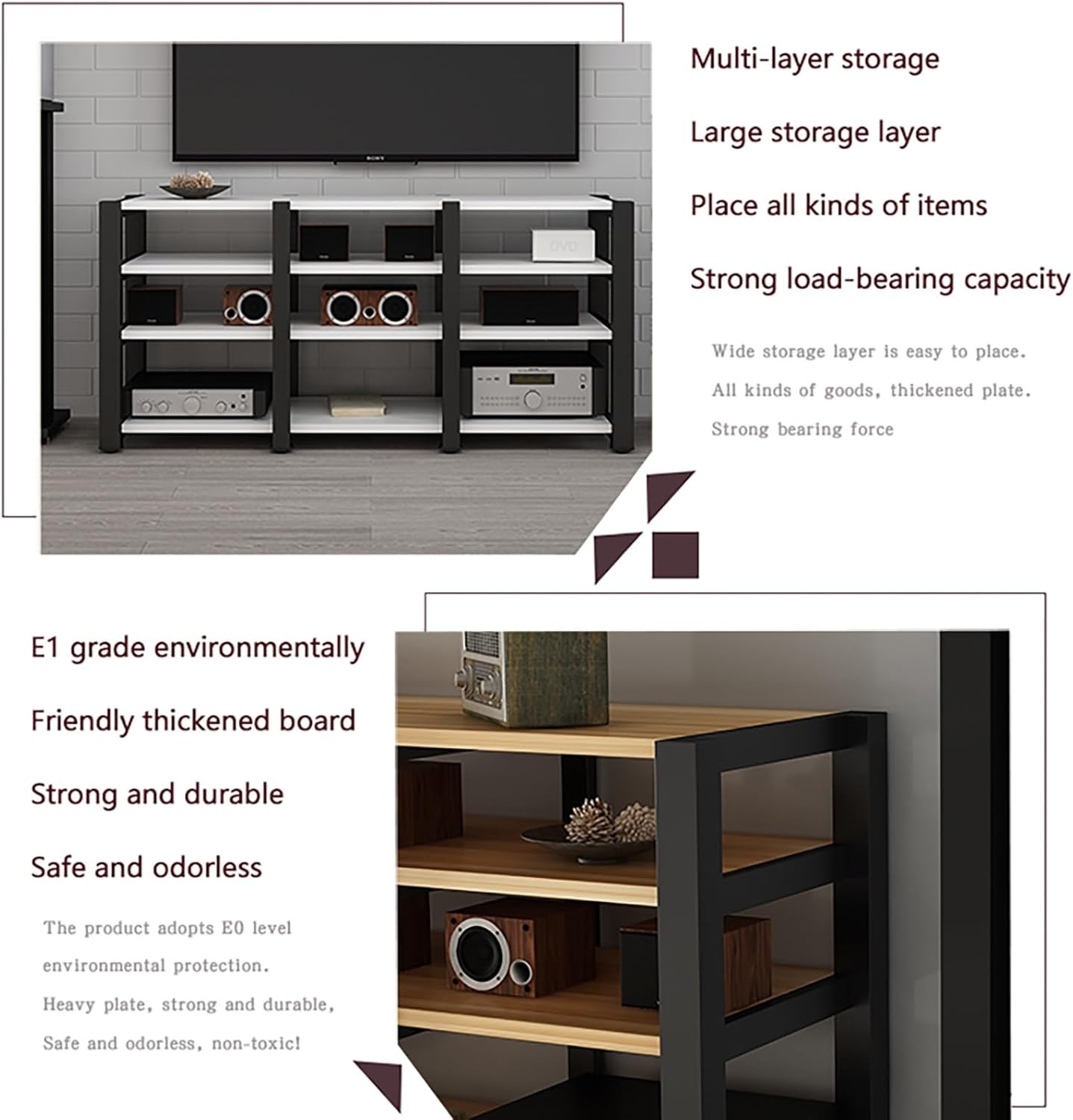 Steel AV Media Stand