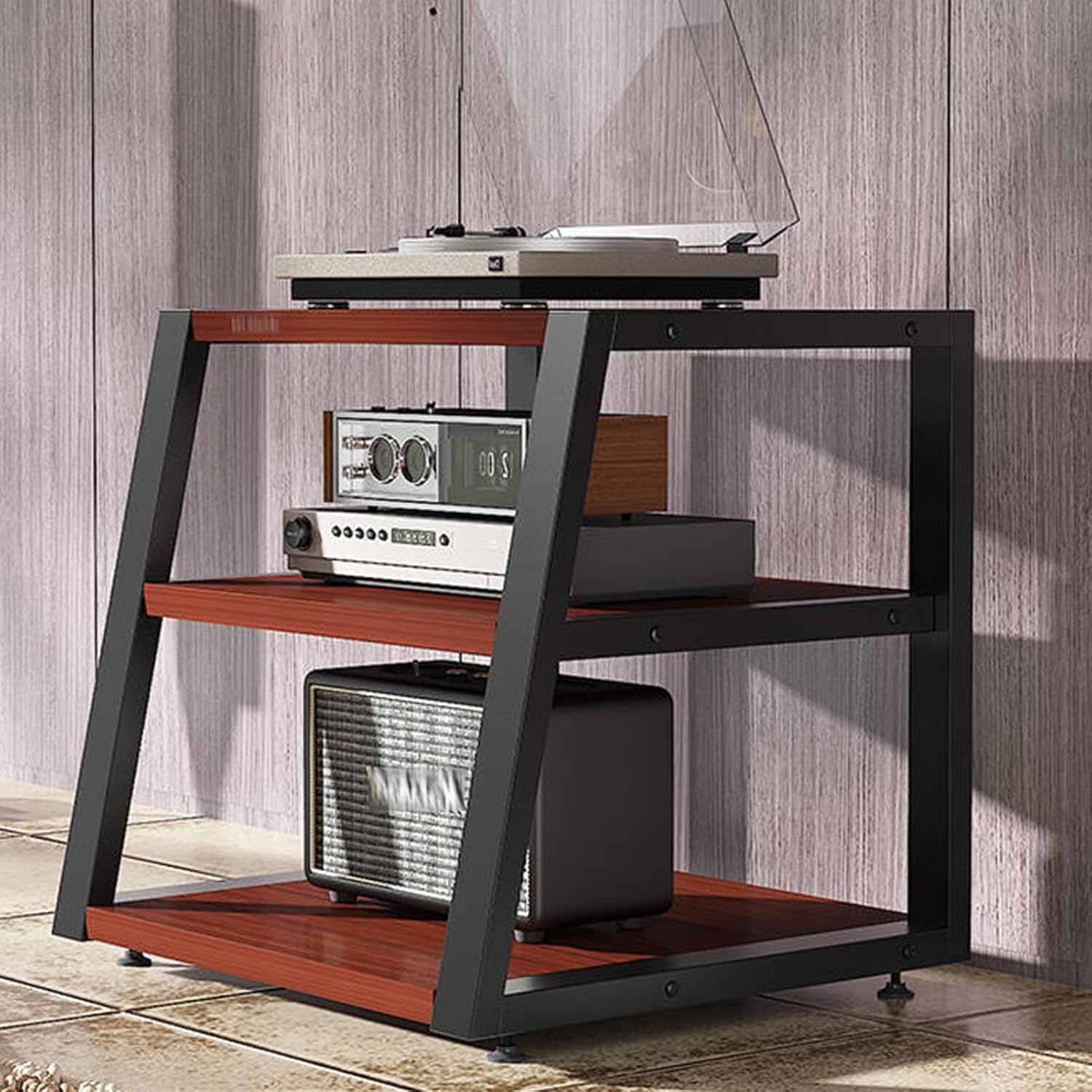 LYXWGRZD 4-Tier Media Stand