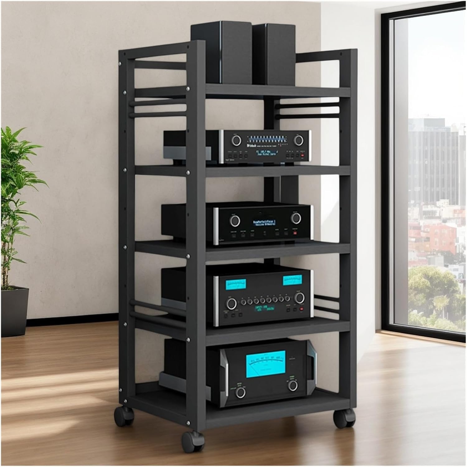 5-Tier AV Media Stand