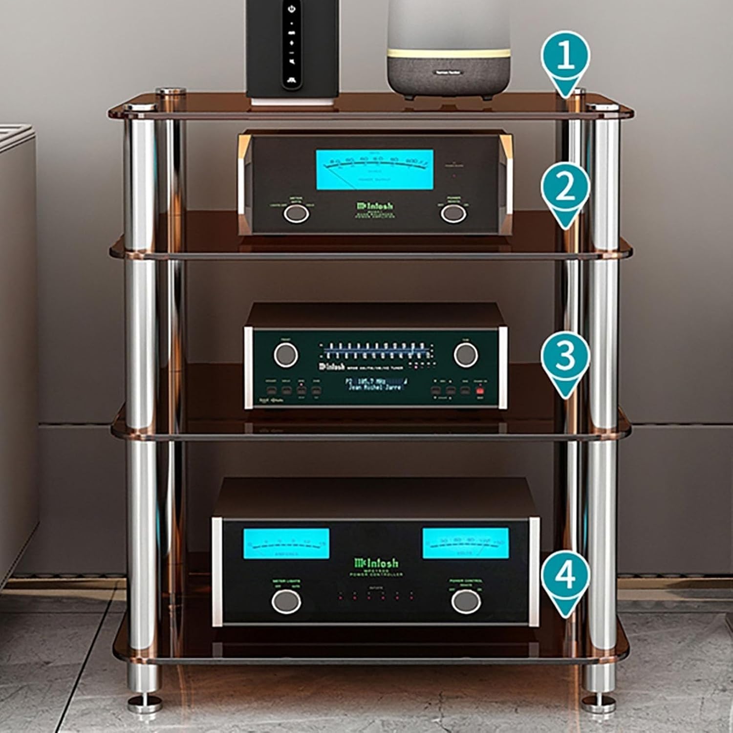 HOLGVE AV Media Stand