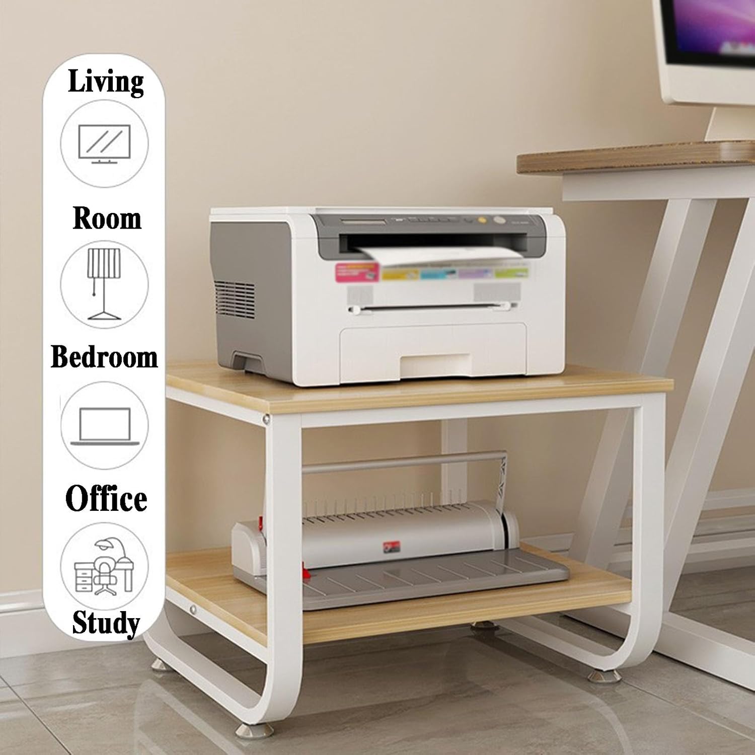 LYHXYLFT 2-Tier AV Media Stand