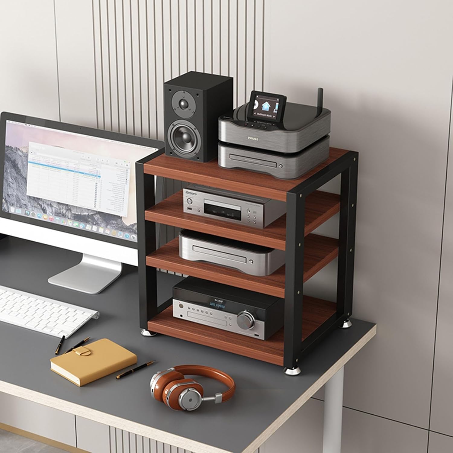 Movable Audio AV Media Stand CD Player