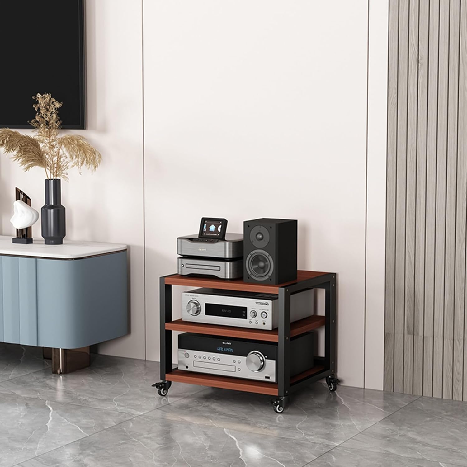 WUHUQN 3 Colors Multi-Tier Audio Shelf