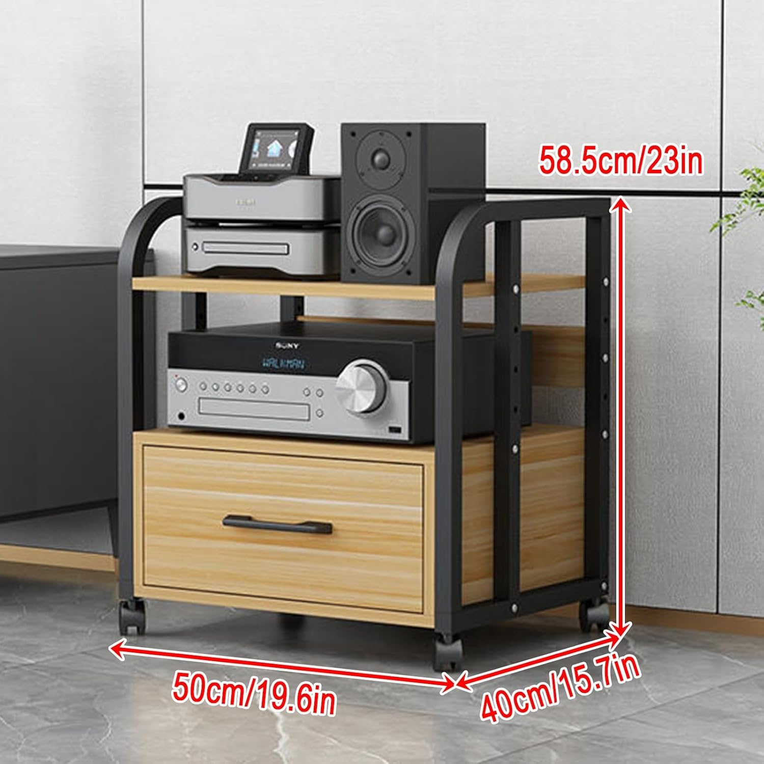 LYXWGRZD 2/3/4 Tiers AV Media Stand