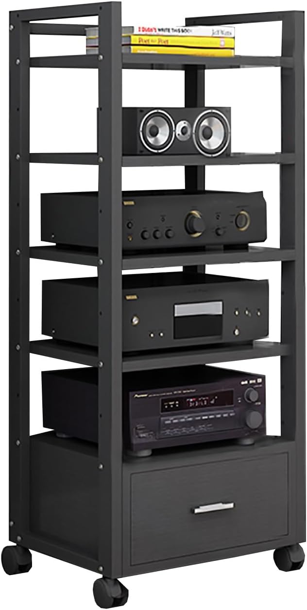 JIAHESHYP 5-Tier Audio-Video Media Stand